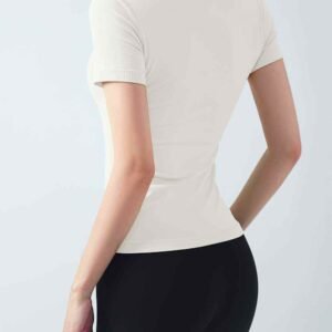 hvide flare yogabukser Ruxi dk292