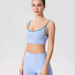 Marineblå High Waist Workout Leggings Ruxi dk483