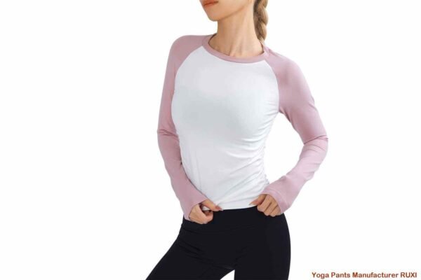 Hvid cropped workout top til kvinder Ruxi dk945