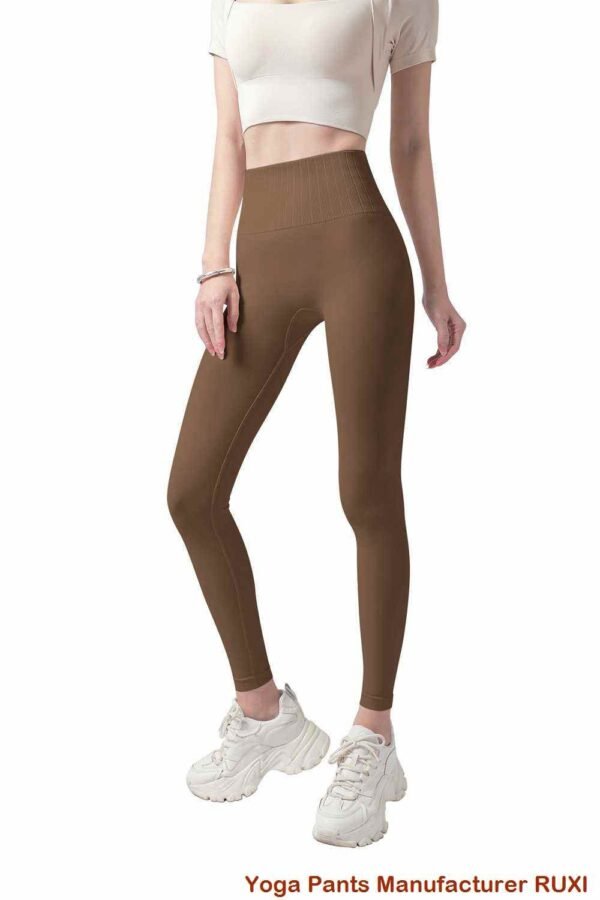 Plus Size Gym Leggings med lommer Ruxi dk410