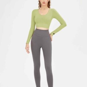 Crop Top Sports BH Stilfuldt støttende aktivt tøj Ruxi