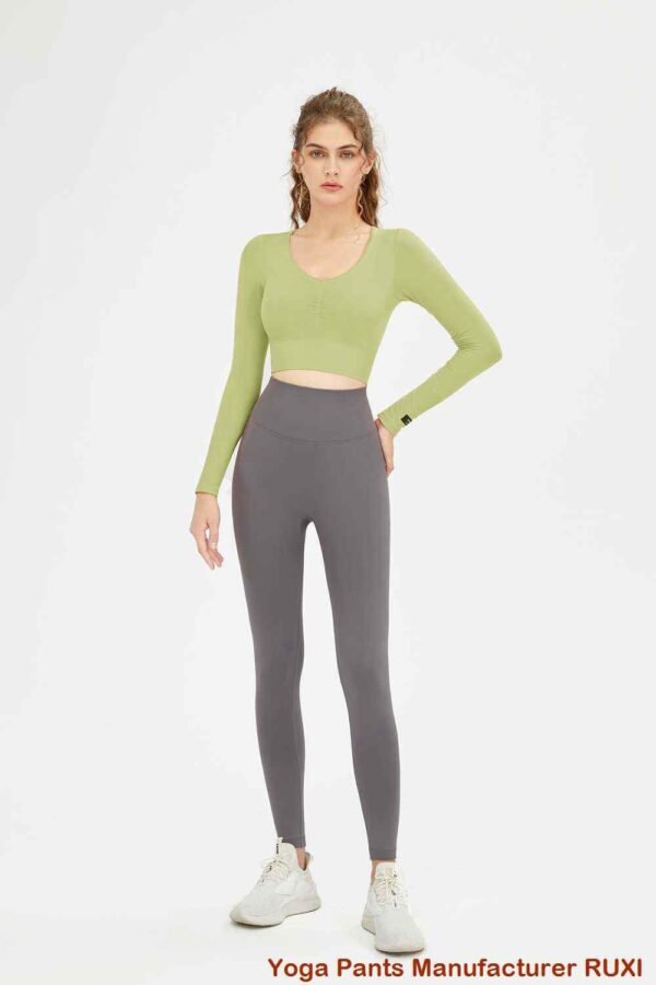 Crop Top Sports BH Stilfuldt støttende aktivt tøj Ruxi