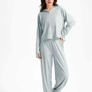 Høje yogabukser til kvinder høj talje behagelig pasform