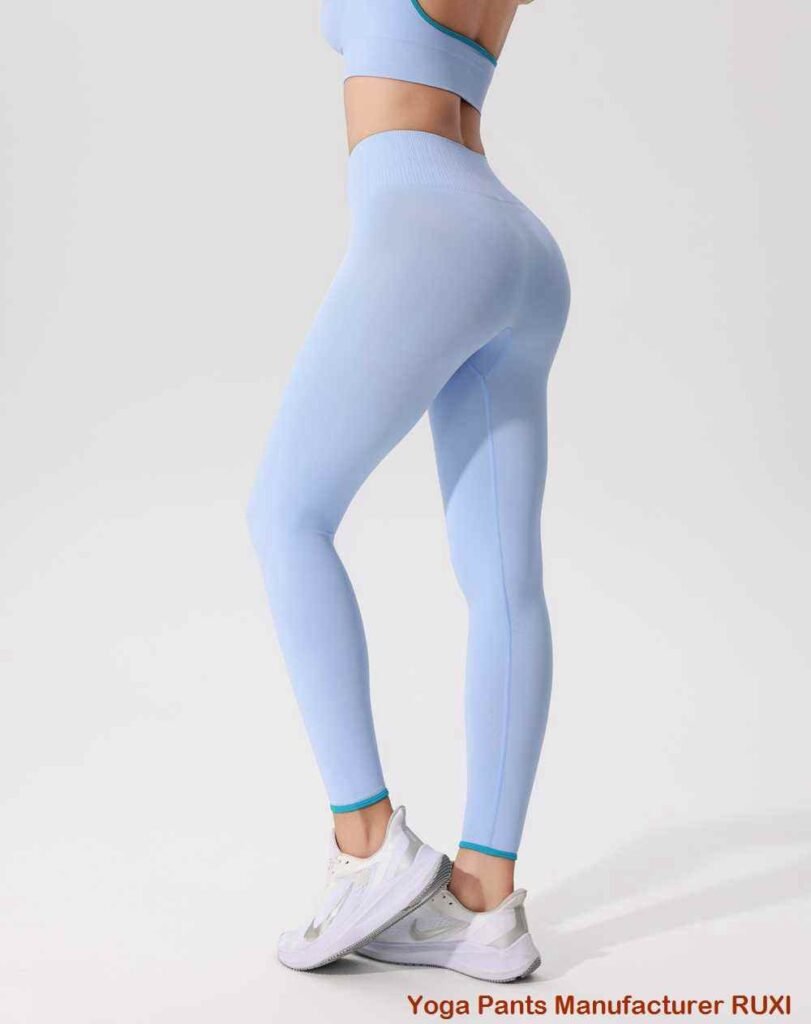 Sorte højtaljede yogashorts til kvinder Ruxi dk3619