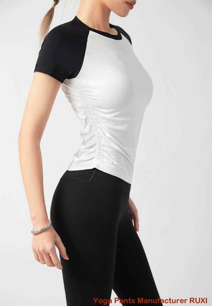 Premium blå yogabukser Komfortabel stilfuld pasform Ruxi