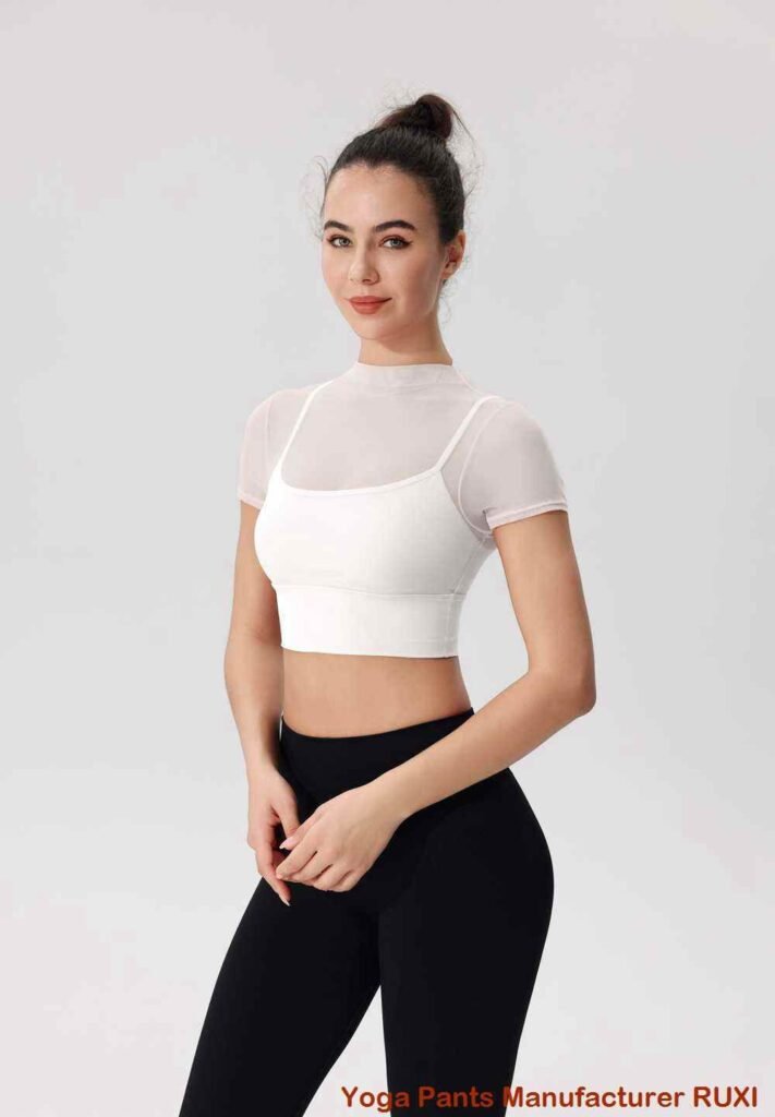 Cropped løbevest Letvægts åndbar Ruxi dk2453