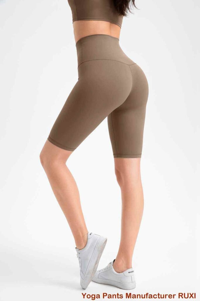 High Rise Yoga Shorts til Kvinder Komfortabel Stilfuld