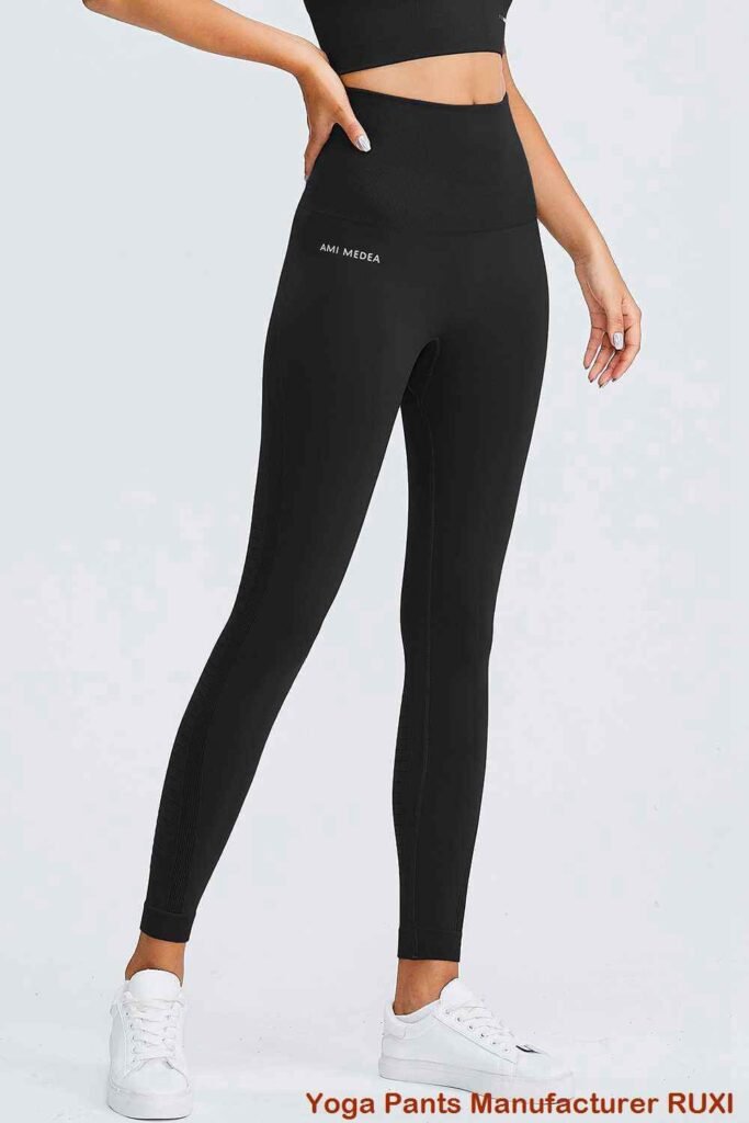 Højtaljede yogashorts med lommer Ruxi dk3441
