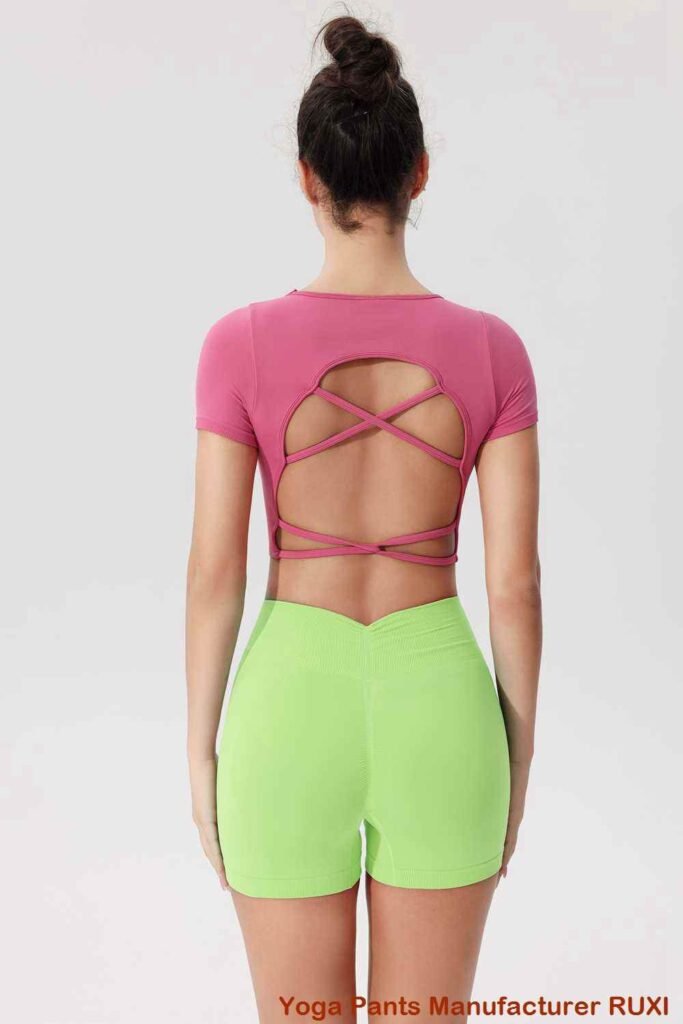 Womens Workout Biker Shorts Højtalje Activewear Ruxi