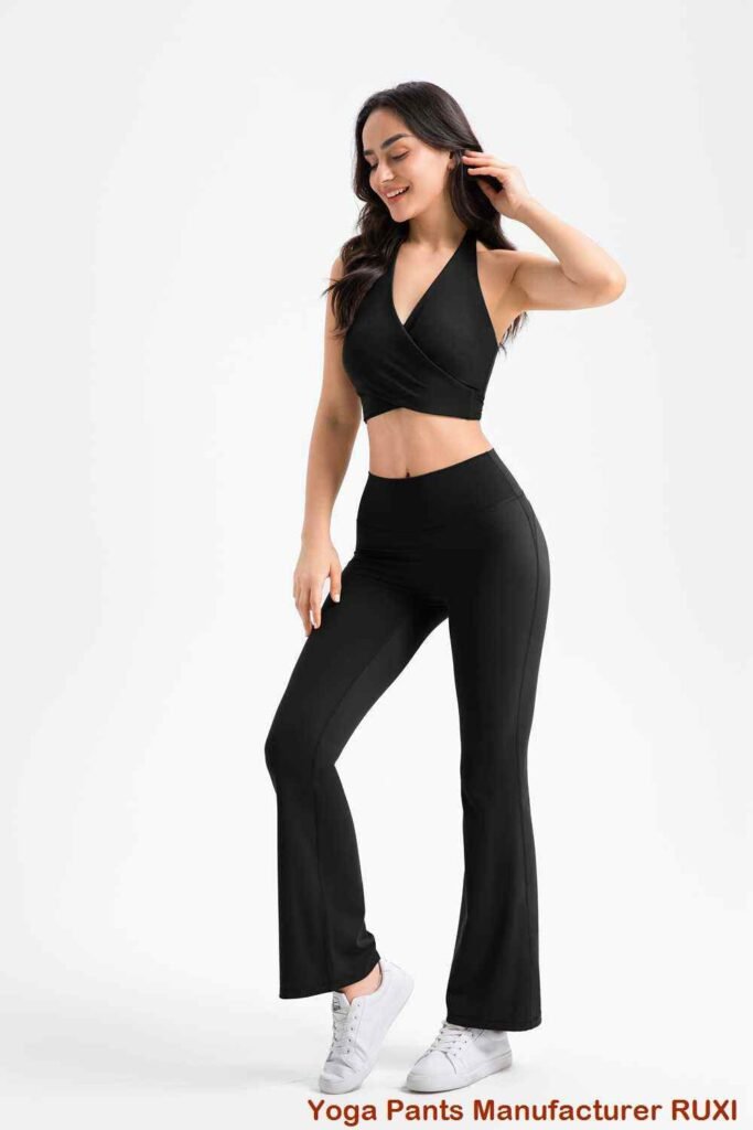Stilfulde Pink Flare Leggings til kvinder Ruxi dk34