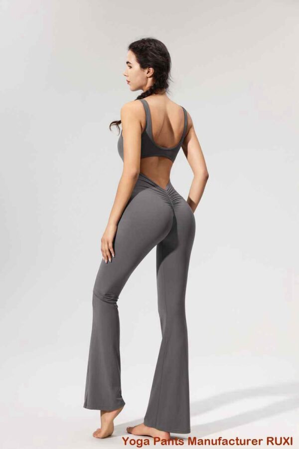 Bootcut yogabukser med lommer til kvinder Ruxi dk416