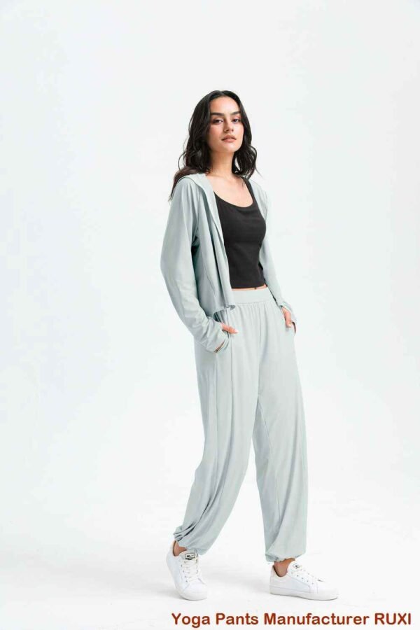 Heather Grey Yoga Bukser Komfortabelt stilfuldt fitnesstøj