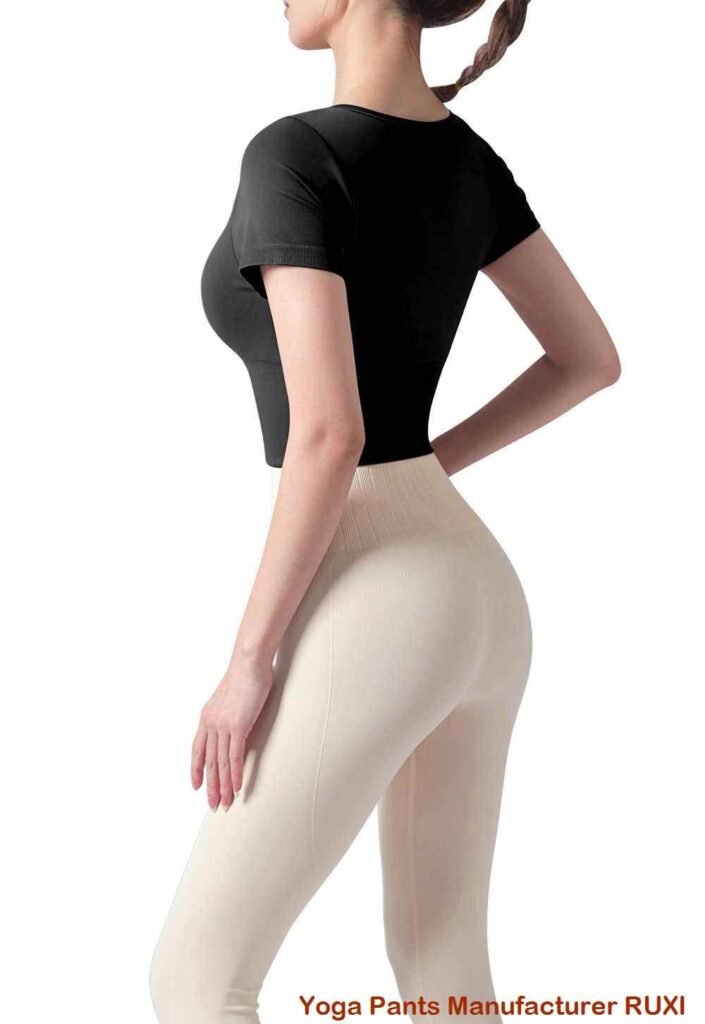 V Cut High Waist Leggings Stilfuld Komfortabel pasform
